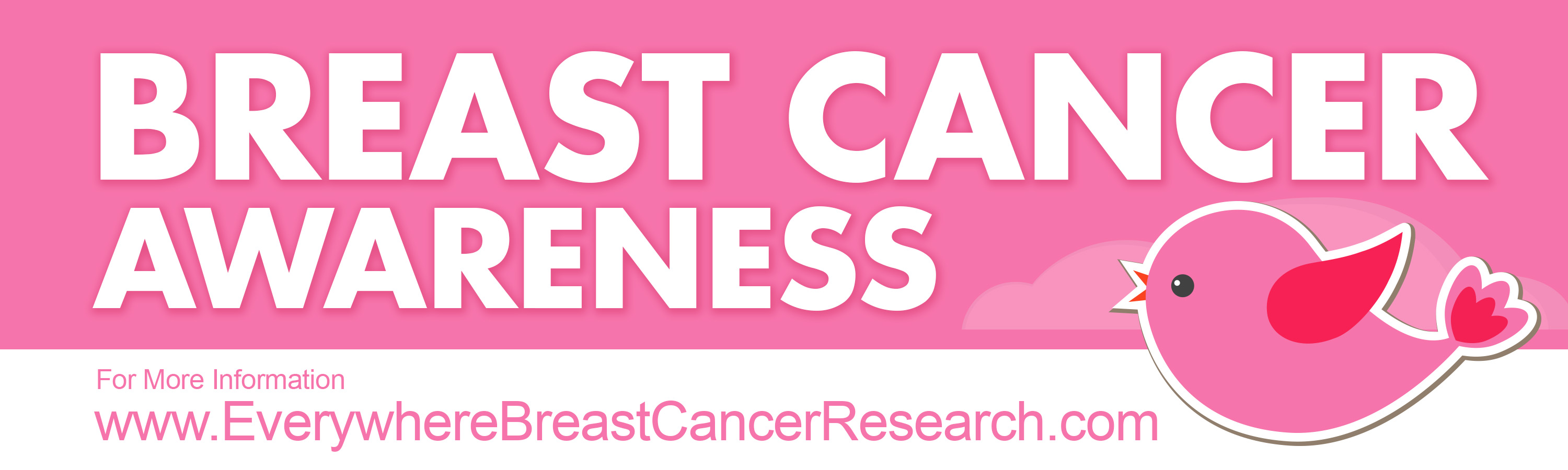 Breast Cancer Awareness Bumper Sticker | Signline.com